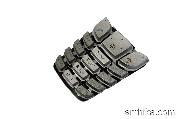 Siemens A65 A70 Tuş Original Keypad Silver Gray New