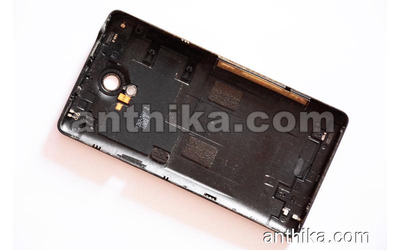 Sony Xperia T LT30p Kapak Kasa Original Middle Cover Black 1262-2467