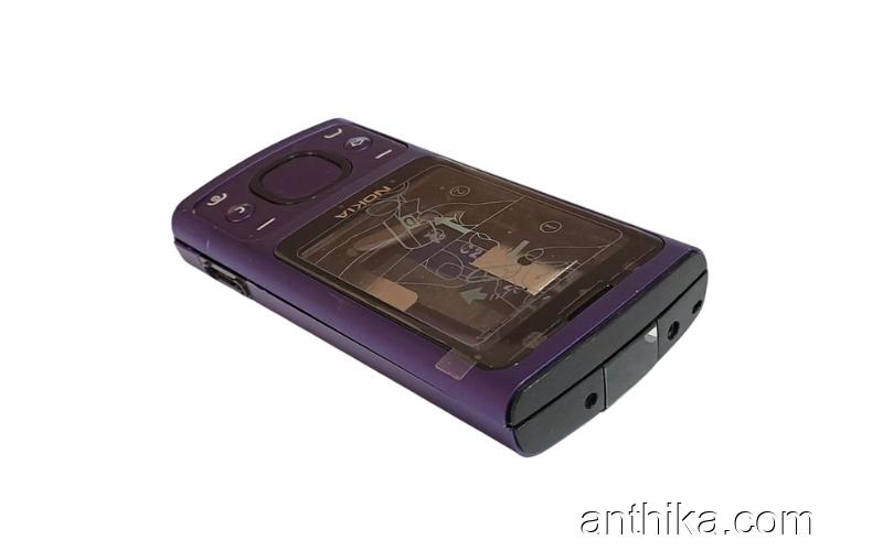 Nokia 6700 Slide Kapak Kasa Tuş Original Housing Purple New Condition