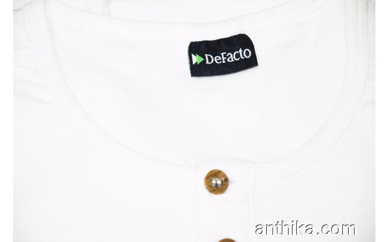 Defacto Tişört T-Shirt Beyaz