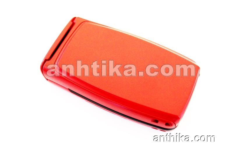 Nokia 2650 2652 Kapak Kasa Tuş Original Full Housing Red Black New