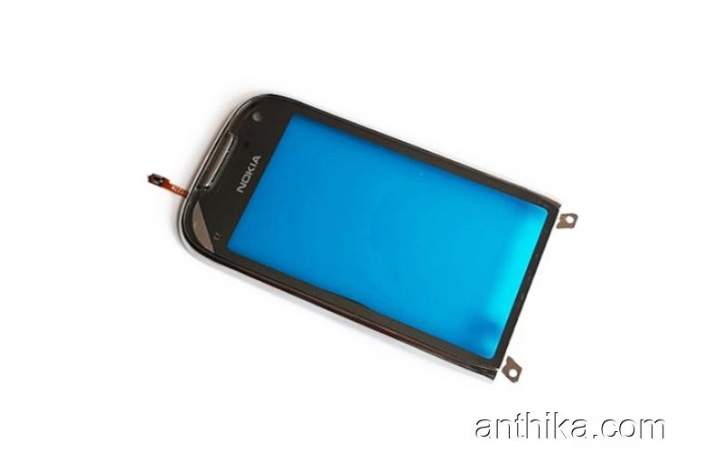 Nokia C7 C7-00 Dokunmatik Digitizer Touchscreen Dark Gray New