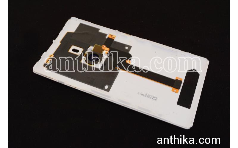 Nokia Lumia 925 Kapak NFC Anten Original Battery Cover White 02503T5