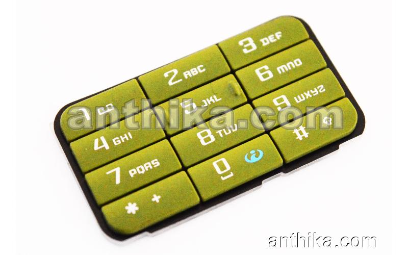 Nokia 3250 Tuş Original Numeric Keypad Green New