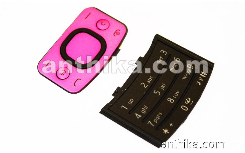 Nokia 6700 Slide Tuş Original Menu Numeric Keypad Pink New