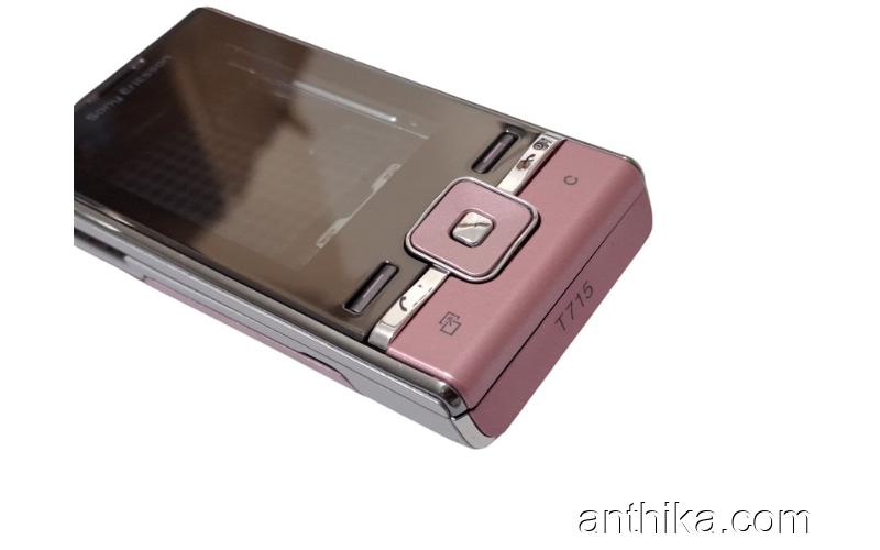 Sony Ericsson T715 Kapak Kasa Tuş Ericsson T715 Full Housing Pink New