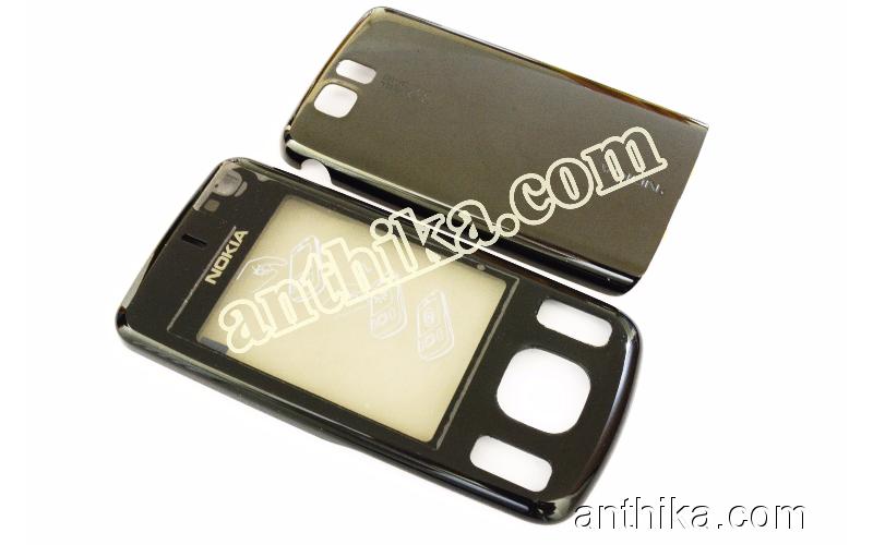 Nokia 6600 Slide Kapak Orjinal Front Battery Cover Black New 0253769