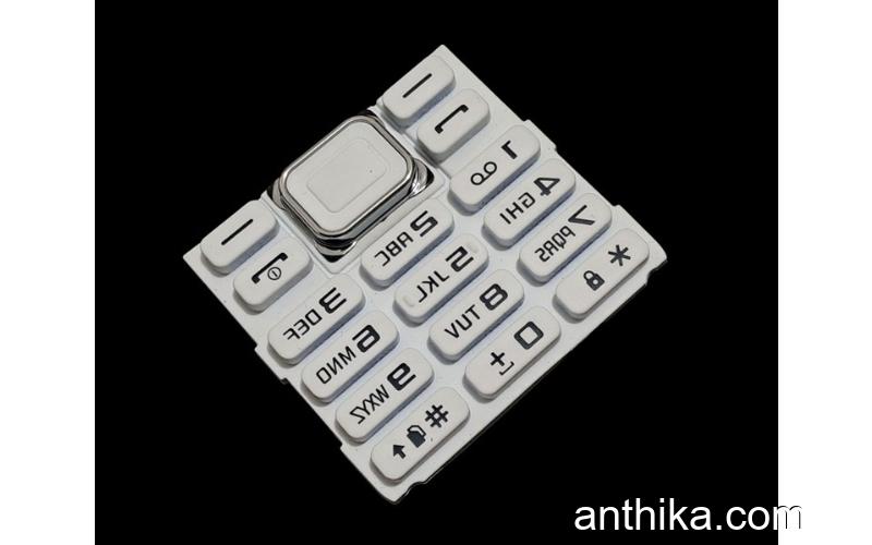 Samsung B350 B350e Tuş High Quality Keypad White New
