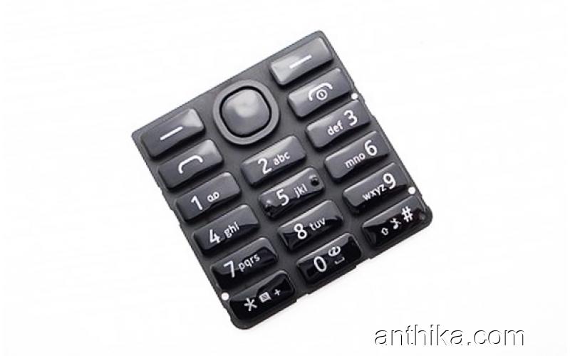 Nokia 206 Tuş Original Keypad Black New-9793V08