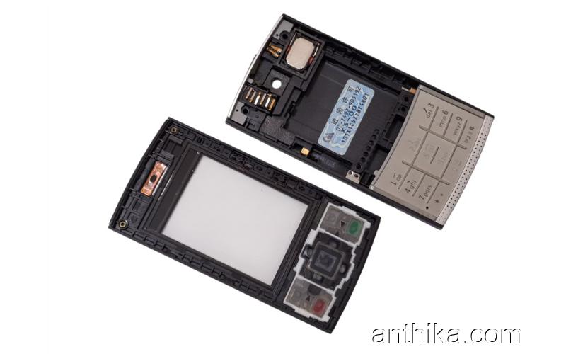 Nokia X3-00 Kapak Kasa Tuş Soket Buzzer Original Full Housing Black New