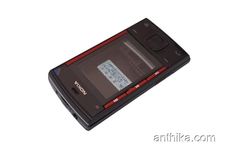 Nokia X3-00 Kapak Kasa Tuş Soket Buzzer Original Full Housing Black New