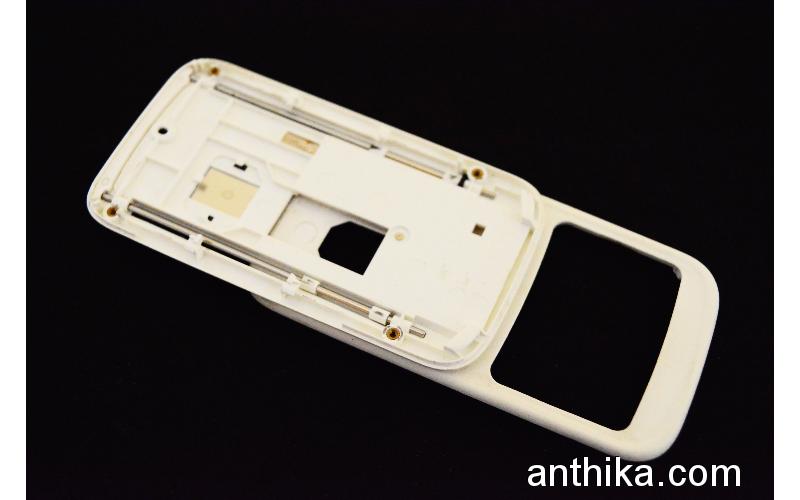 Nokia 5200 Kızak Mekanizma Logo Original Slide Assy Slider White Used