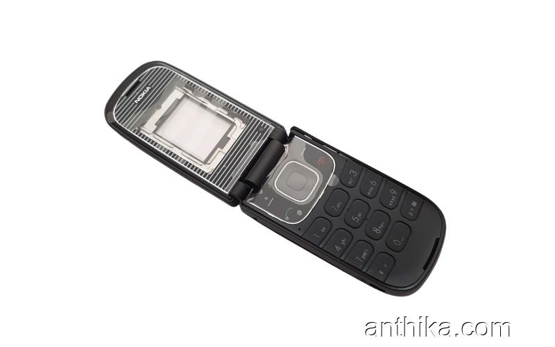 Nokia 3710 Fold Kapak Kasa Tuş High Quality Full Housing Black New