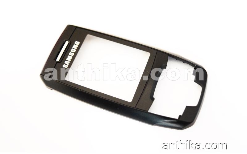 Samsung E390 Kapak Original Front Cover Black New Condition