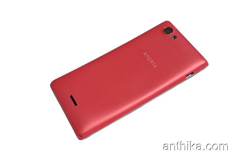 Sony Xperia J St26 St26i Kapak Kasa Original Full Housing Pink New