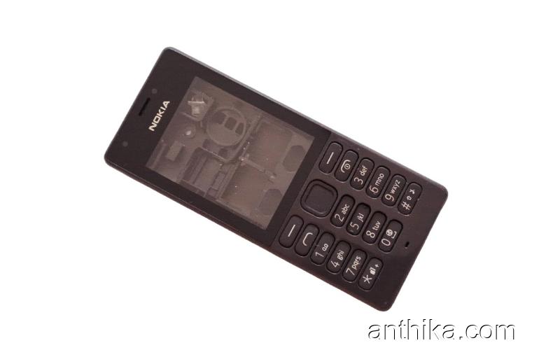 Nokia 216 Kapak Kasa Tuş Original Full Housing Black Used