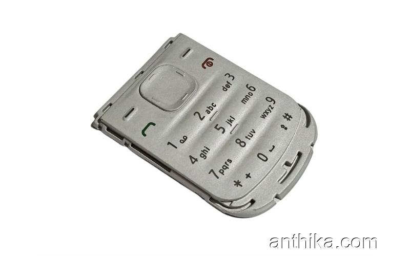 Nokia 1203 Tuş Original Keypad Silver New