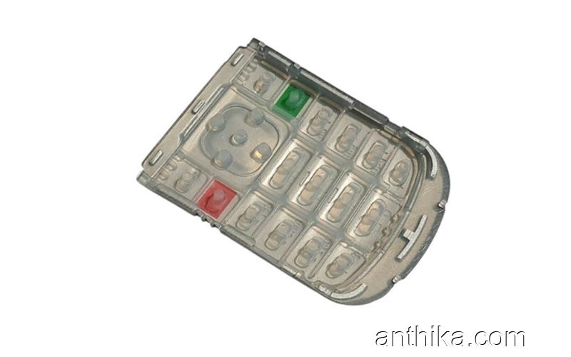 Nokia 1203 Tuş Original Keypad Silver New