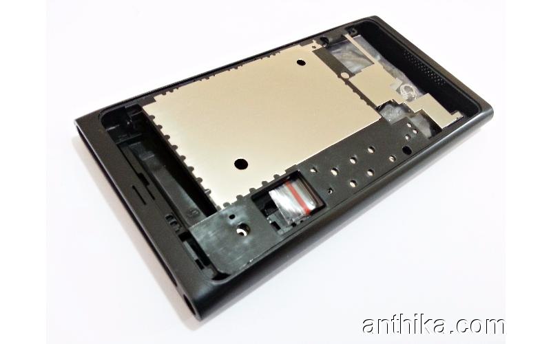 Nokia Lumia 800 Arka Kapak Orta Kasa Full Housing Black