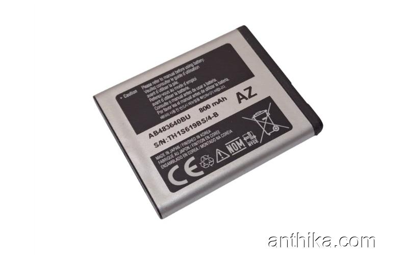 Samsung AB483640BU Batarya Pil M600 S8300 C3050 C3053 B3210