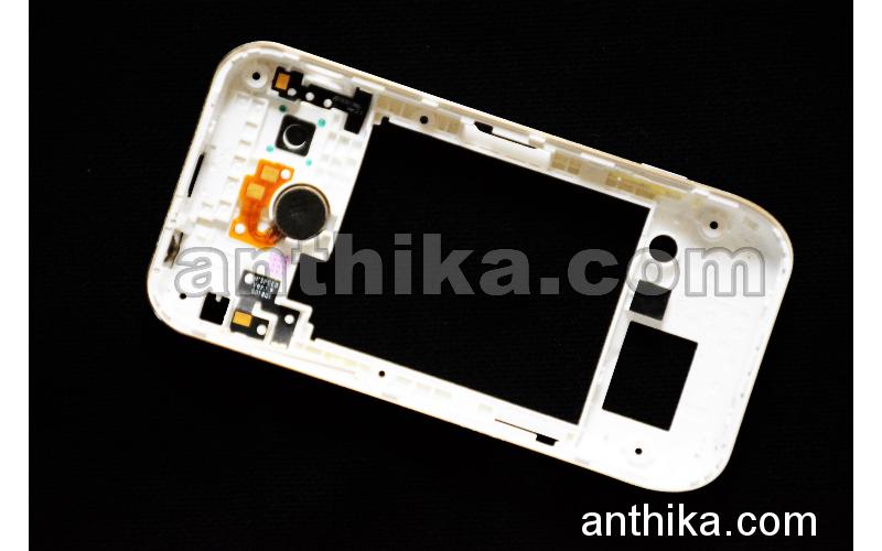 Samsung S5250 Wave 525 Kasa Original Middle Cover White GH98-17543A