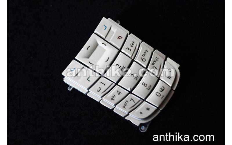 Nokia 3120 Tuş Original Keypad Silver New