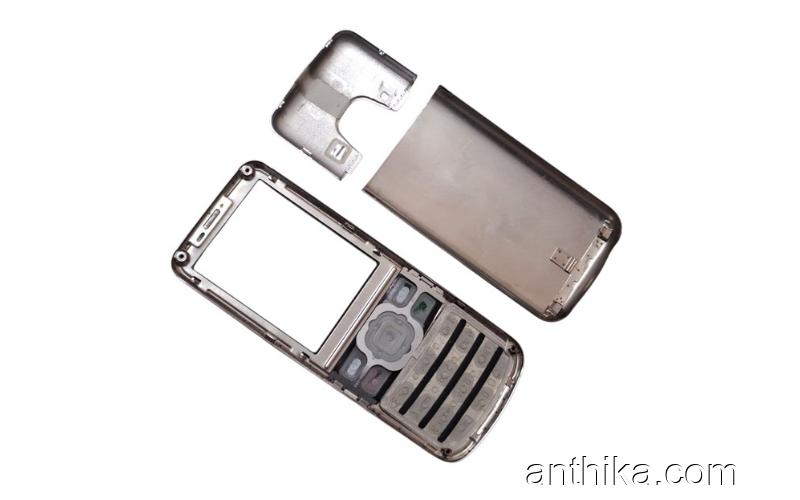 Nokia 6700 Classic Kapak Tuş Set High Quality Full Body Cover Silver New