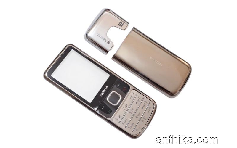 Nokia 6700 Classic Kapak Tuş Set High Quality Full Body Cover Silver New