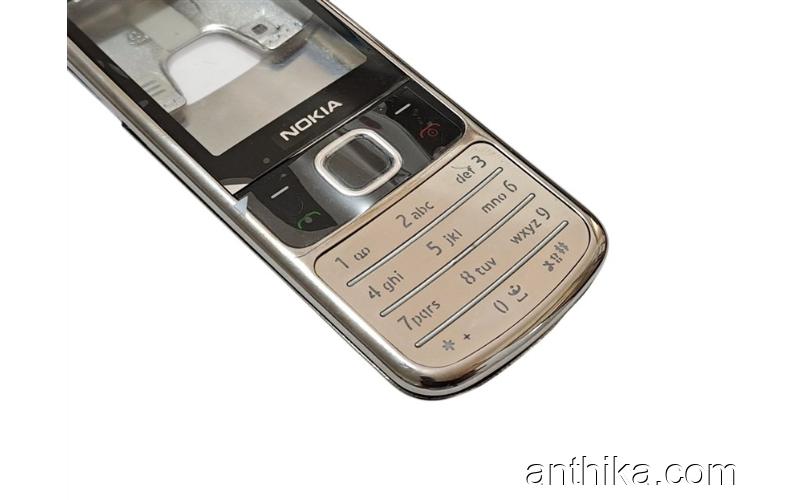 Nokia 6700 Classic Kapak Tuş Set High Quality Full Body Cover Silver New