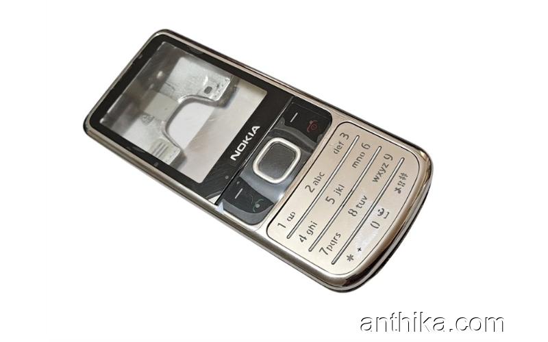 Nokia 6700 Classic Kapak Tuş Set High Quality Full Body Cover Silver New
