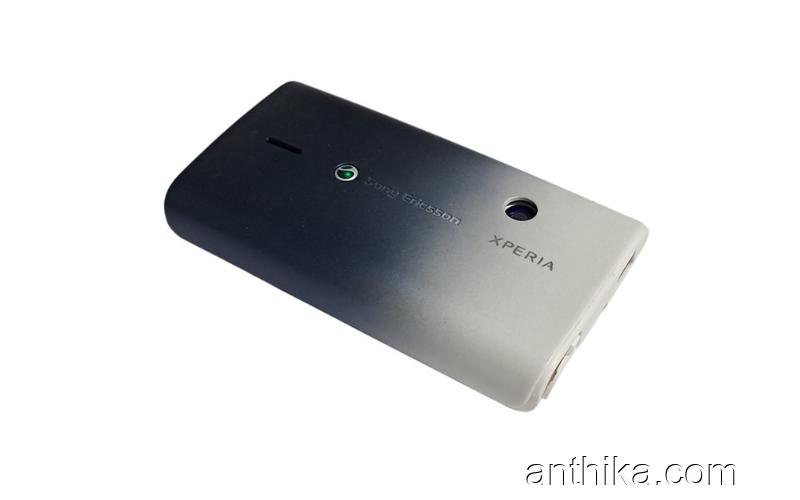 Sony Xperia E15i X8 Kapak Kasa Tuş Full Cover White Navy Blue New