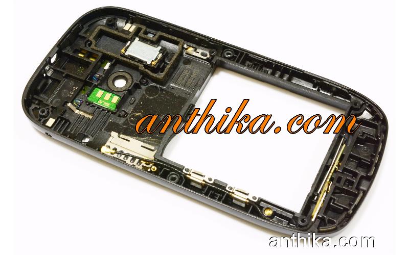 Nokia C7 Kasa Original Middle Cover Frame Black Used - 3