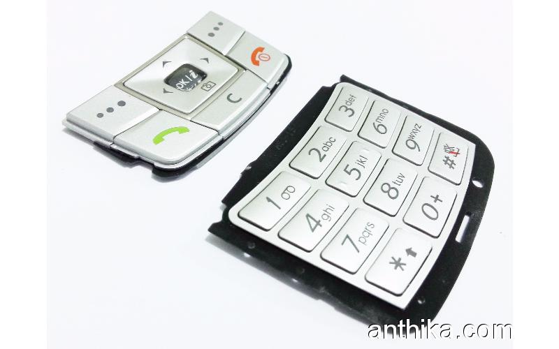 Samsung E250 Tuş Orjinal Kalitesinde Keypad Silver