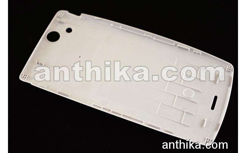 Sony Ericsson Xperia ARC S LT18i Kapak Original Battery Cover White Used