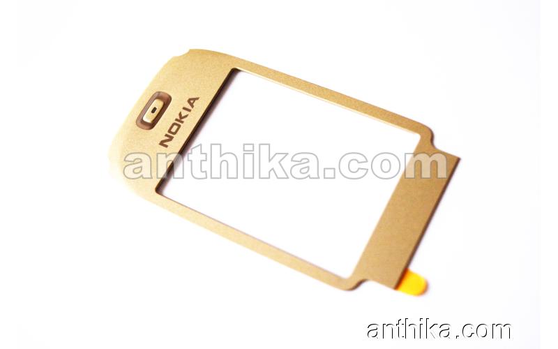 Nokia 6131 Ekran Çerçeve Original B-Cover Bezel Assy Sand Gold New