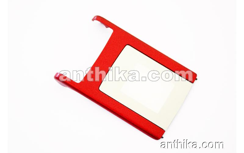 Nokia N76 Kapak Lens Original Front Cover A-Cover Window Red Used