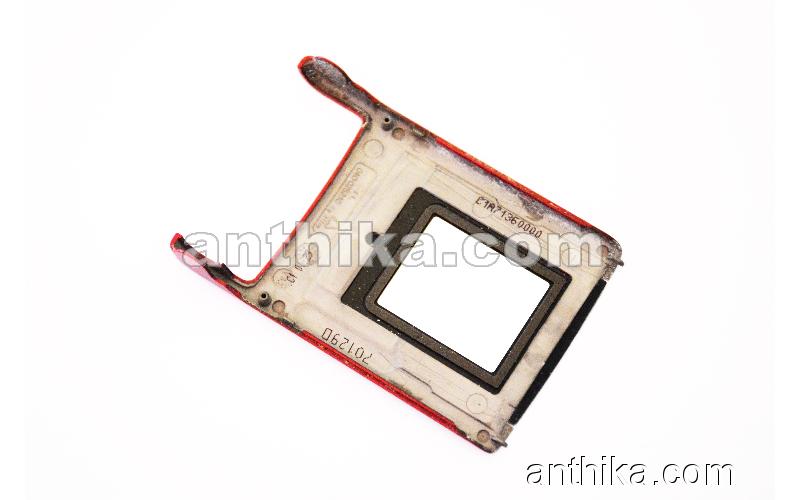 Nokia N76 Kapak Lens Original Front Cover A-Cover Window Red Used