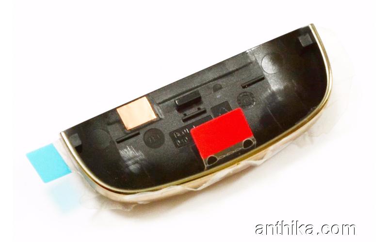 Nokia C2-02 Kapak Orjinal Deco Cover Rear Gold 0258368