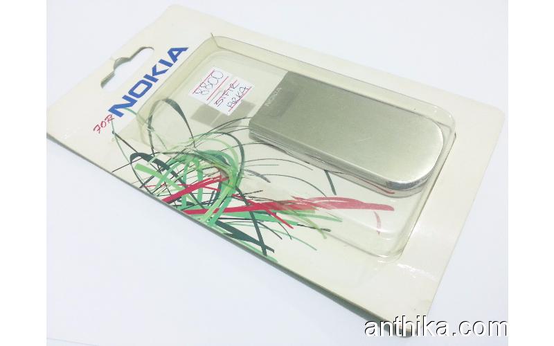 Nokia 8800 Silver Kapak Orjinal Battery Cover New