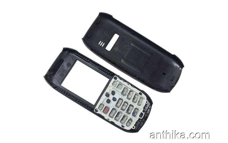 Nokia 1800 Kapak Tuş Original Xpress on Cover and Keypad Black New