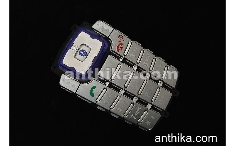 Samsung E715 Tuş Original Keypad Silver New Condition