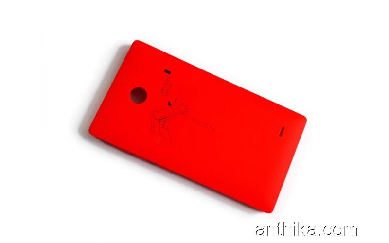 Nokia Lumia X Kapak Original Battery Cover Back Cover Red New