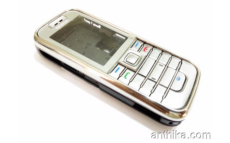 Nokia 6233 Kapak Tuş Kasa A++Kalite Full Housing Silver