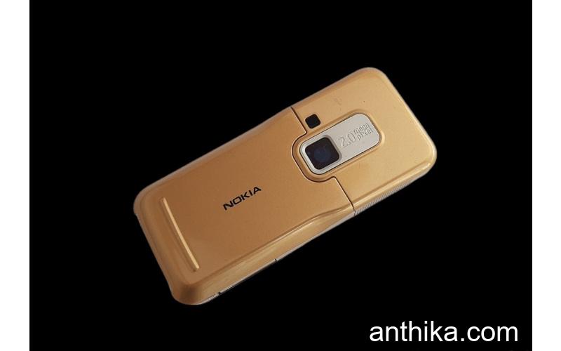 Nokia 6120 Classic Kapak Kasa Tuş High Quality Full Housing Gold New