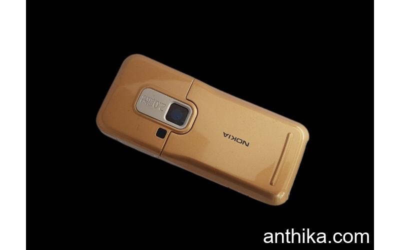 Nokia 6120 Classic Kapak Kasa Tuş High Quality Full Housing Gold New