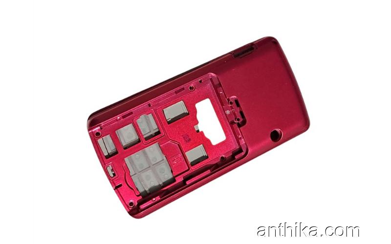 LG KG800 Kapak Kasa Tuş High Quality Housing Pink New