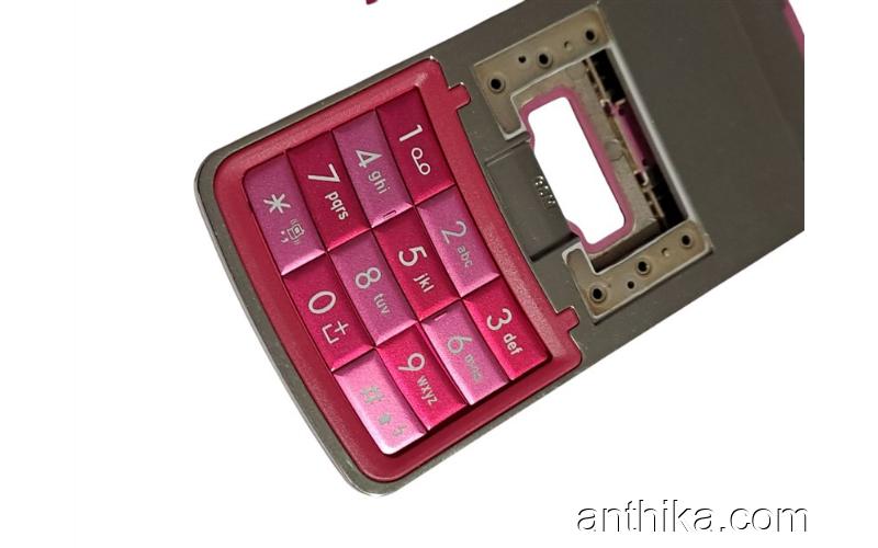 LG KG800 Kapak Kasa Tuş High Quality Housing Pink New