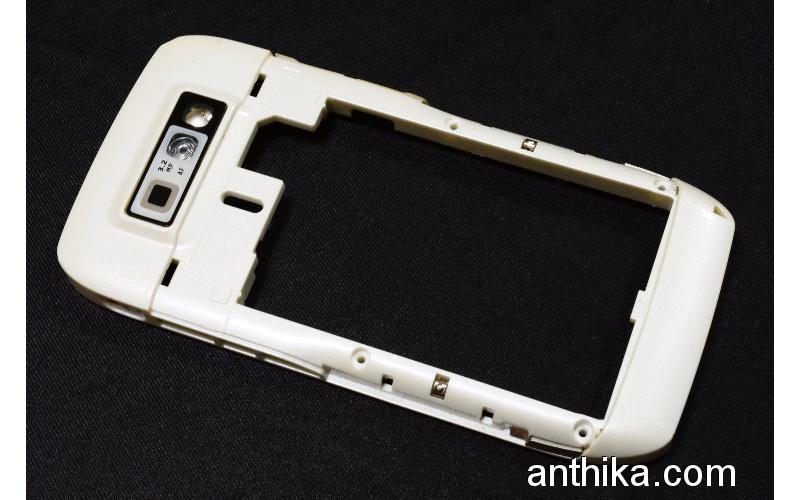 Nokia E71 Kapak Kasa Tuş Orjinal Kalitesinde Full Kasa White New