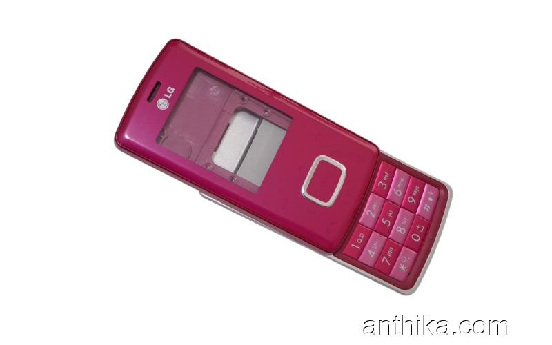 Lg KG800 Kapak Kasa Tuş High Quality Full Housing Pink New