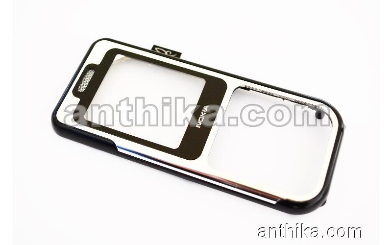 Nokia 7360 Kapak Original Front Cover Black New